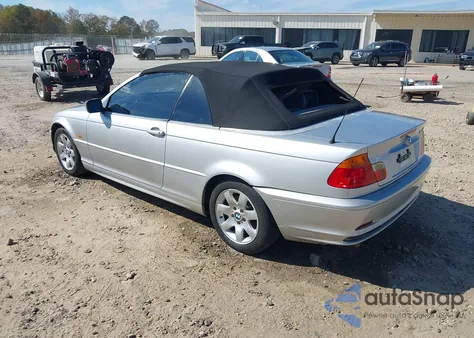 2001 BMW 325Ci z USA, uszkodzony, nr VIN WBABS33461JY52588